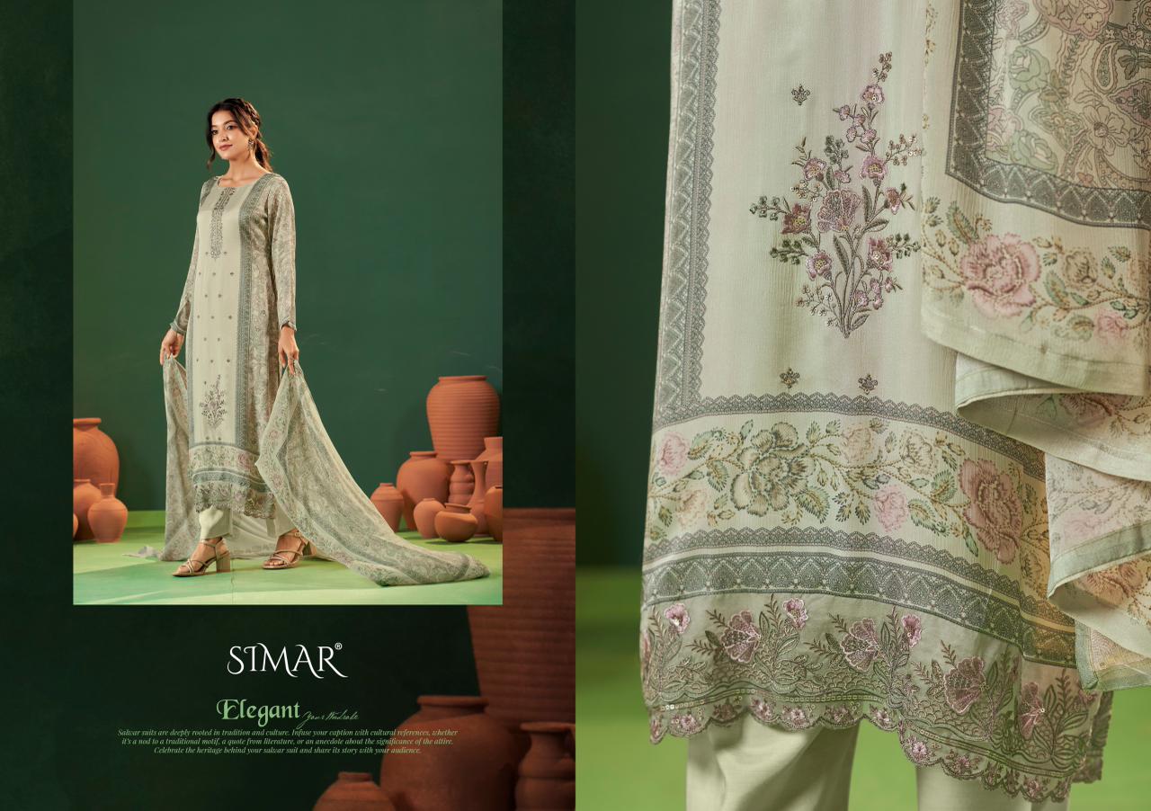 Kashvi Simar Silk Karachi Salwar Suits Exporter