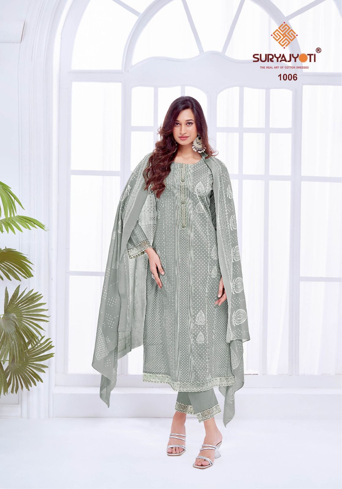 Kashvi Vol 1 Suryajyoti Cambric Cotton Pant Style Suits Exporter