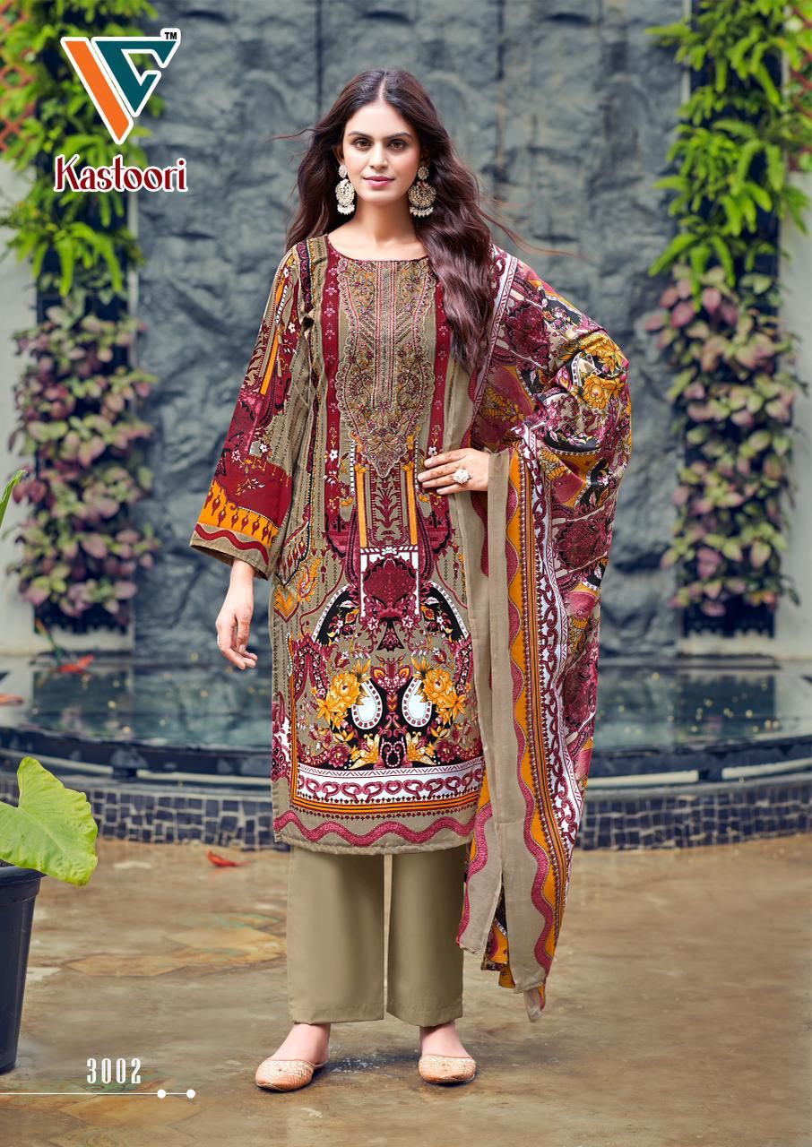 Kastoori Vol 3 Vandana Creation Cotton Karachi Salwar Suits Supplier