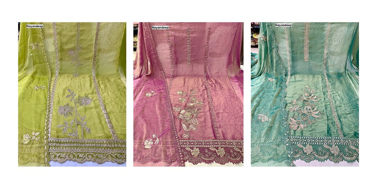 Kasturi Nayandeep Silk Salwar Suits Wholesale