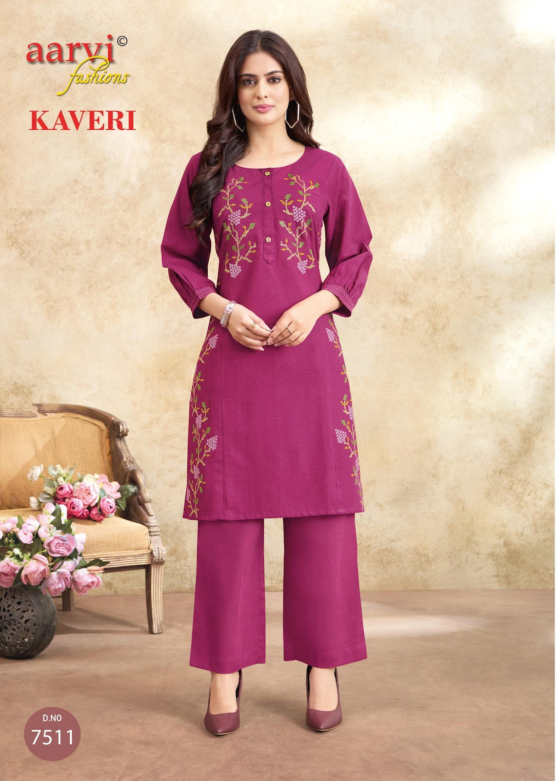 Kaveri Vol 2 Aarvi Fashions Cotton Co Ord Set Exporter