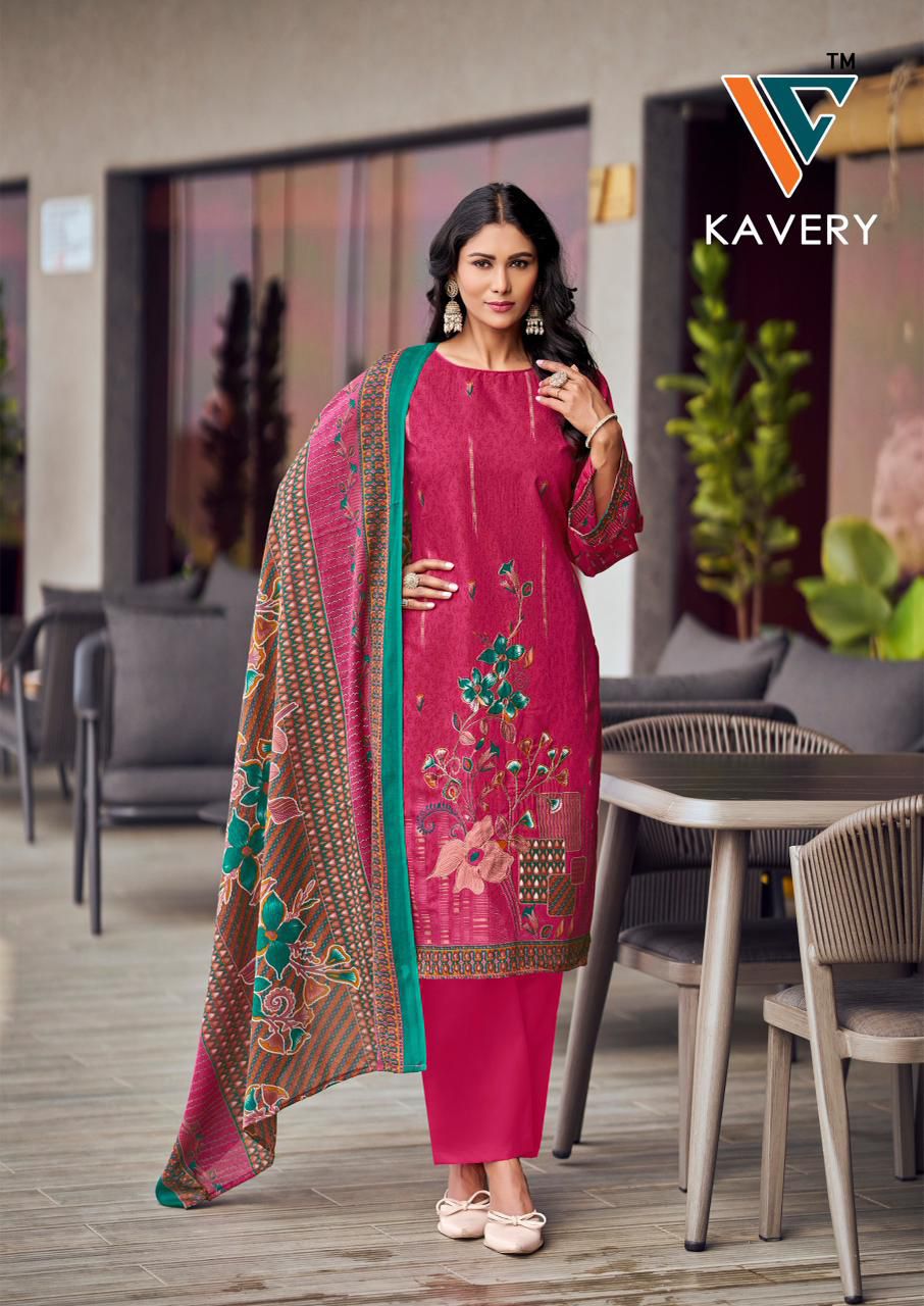 Kavery Vol 1 Vandana Creation Mix Cotton Karachi Salwar Suits Manufacturer Gujarat