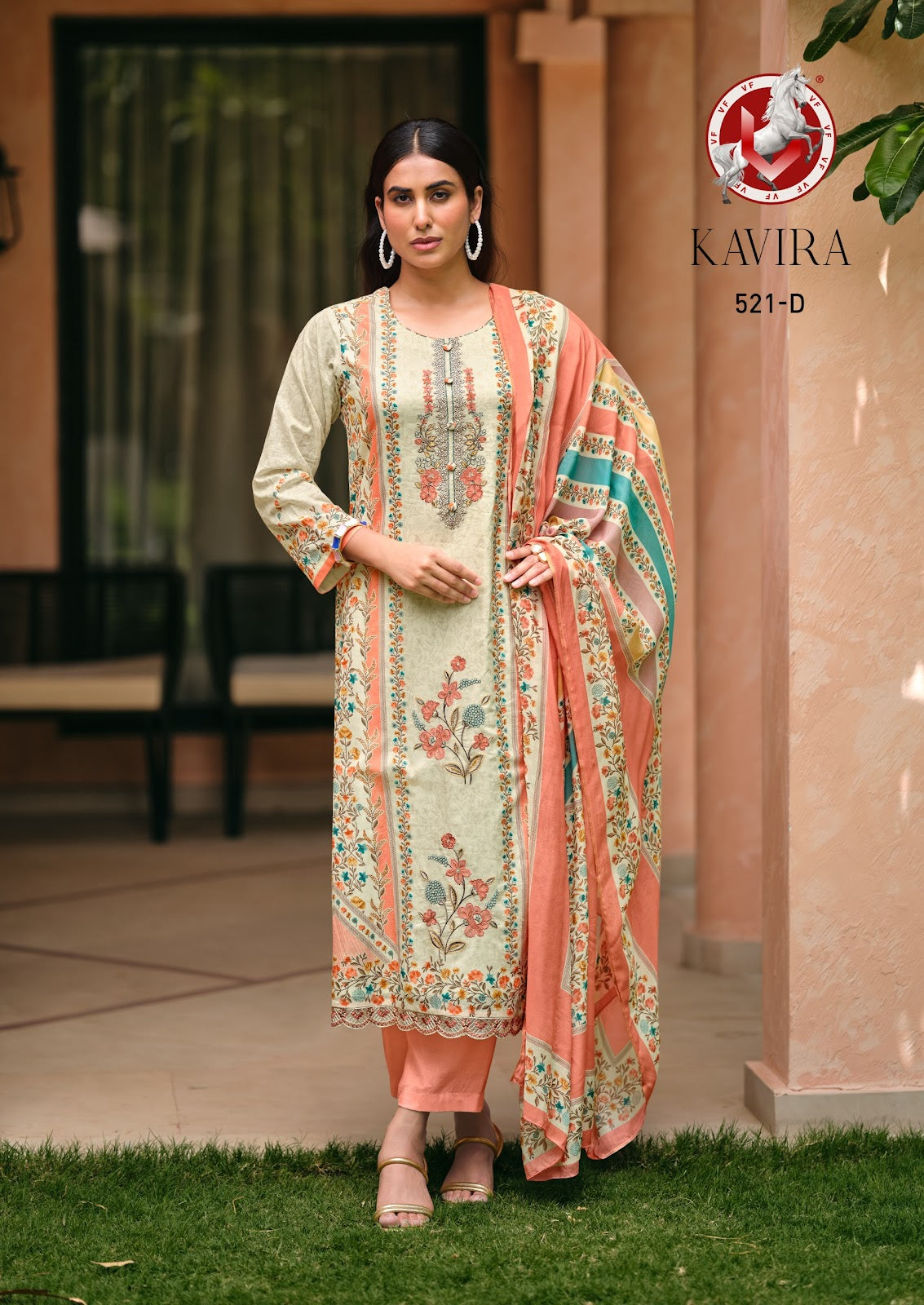 Kavira Vivek Lawn Cotton Pakistani Salwar Suits Exporter Ahmedabad