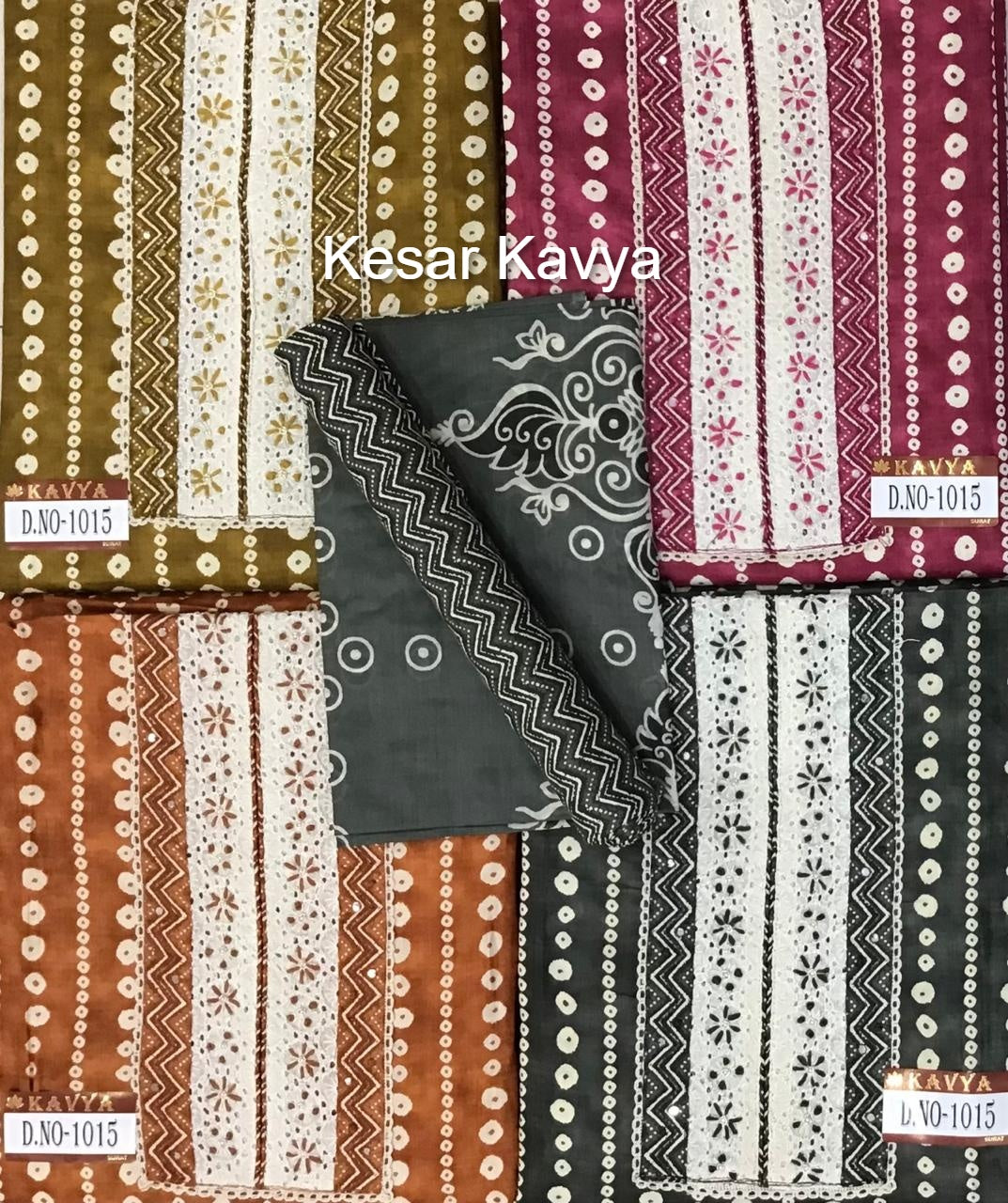 Kavya 220125 Kesar Cotton Salwar Suits Wholesale Rate