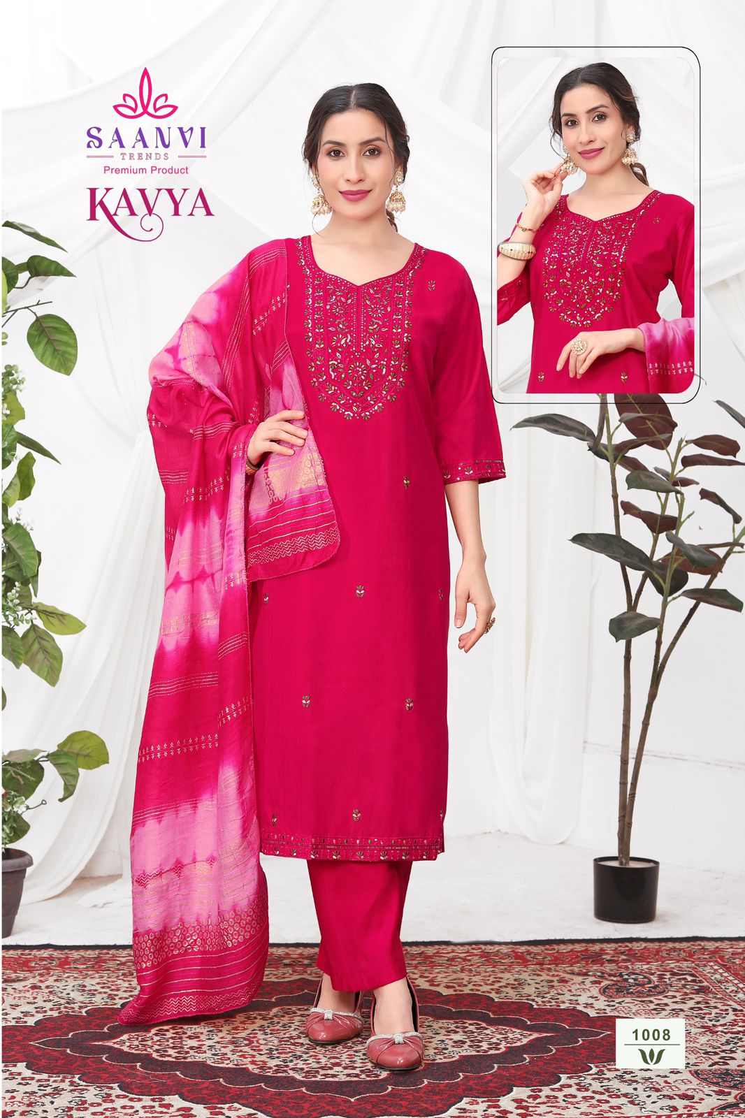 Kavya Vol 1 Saanvi Vetican Readymade Pant Style Suits Supplier Ahmedabad