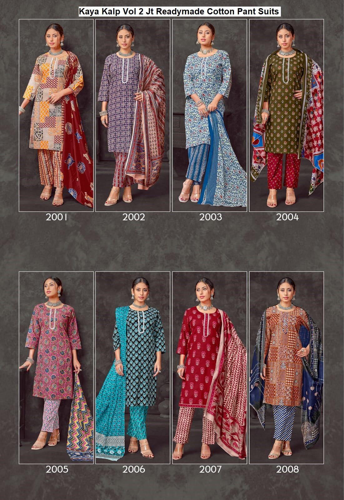 Kaya Kalp Vol 2 Jt Readymade Cotton Pant Suits Exporter India