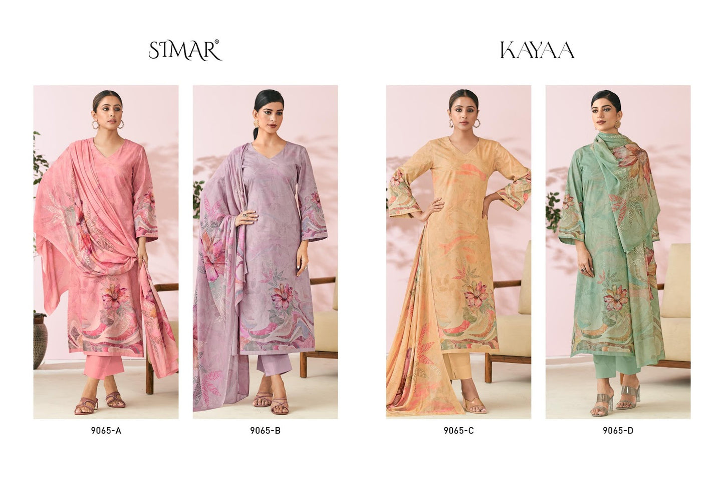 Kayaa Simar Lawn Cotton Pant Style Suits Supplier Ahmedabad