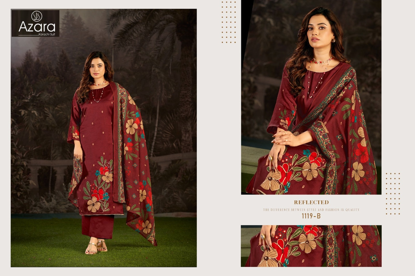 Kayka Radhika Fashion Azara Zam Cotton Karachi Salwar Suits Wholesaler