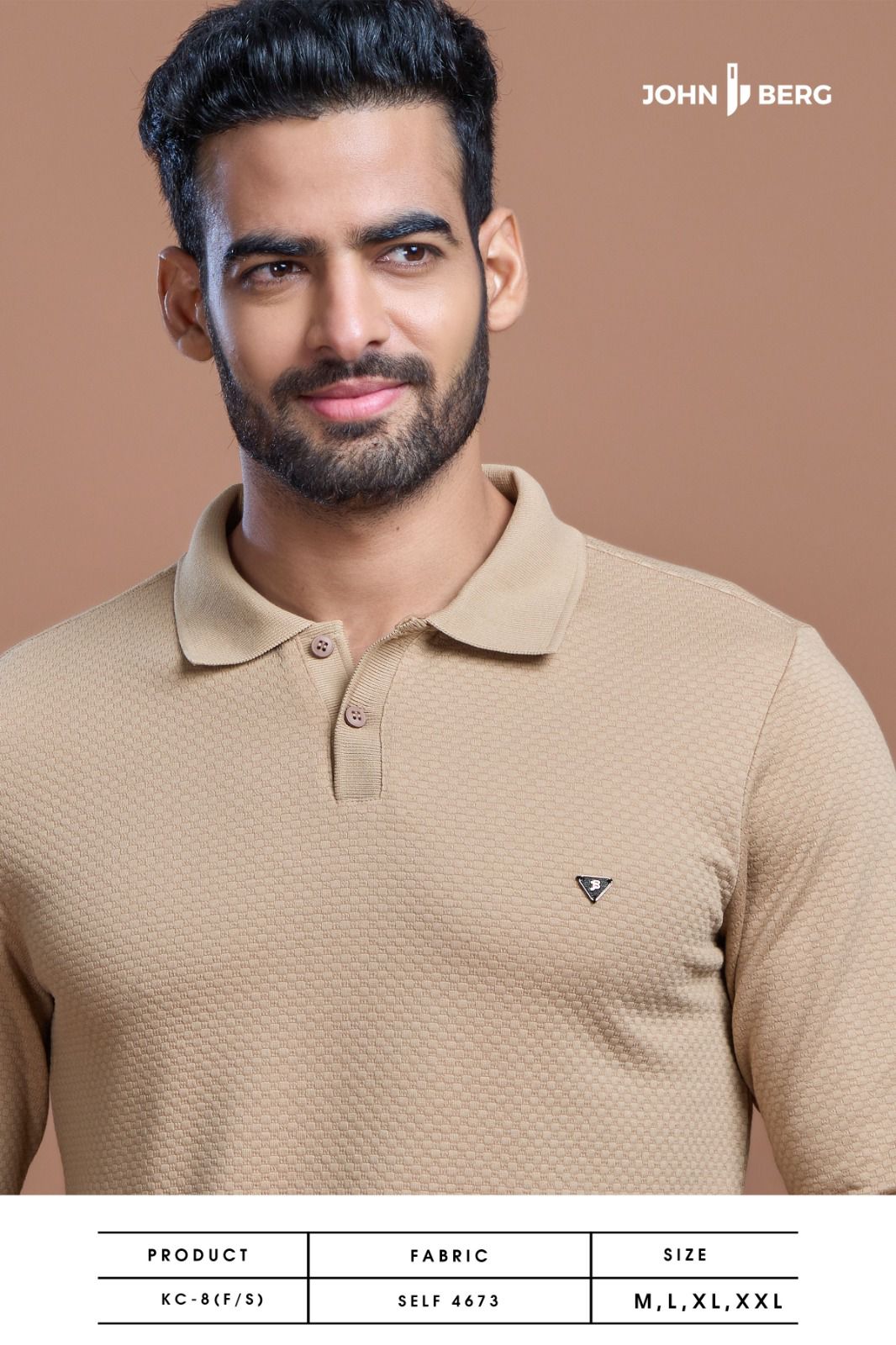 Kc 8 John Berg Knit Mens Tshirts Wholesaler Gujarat