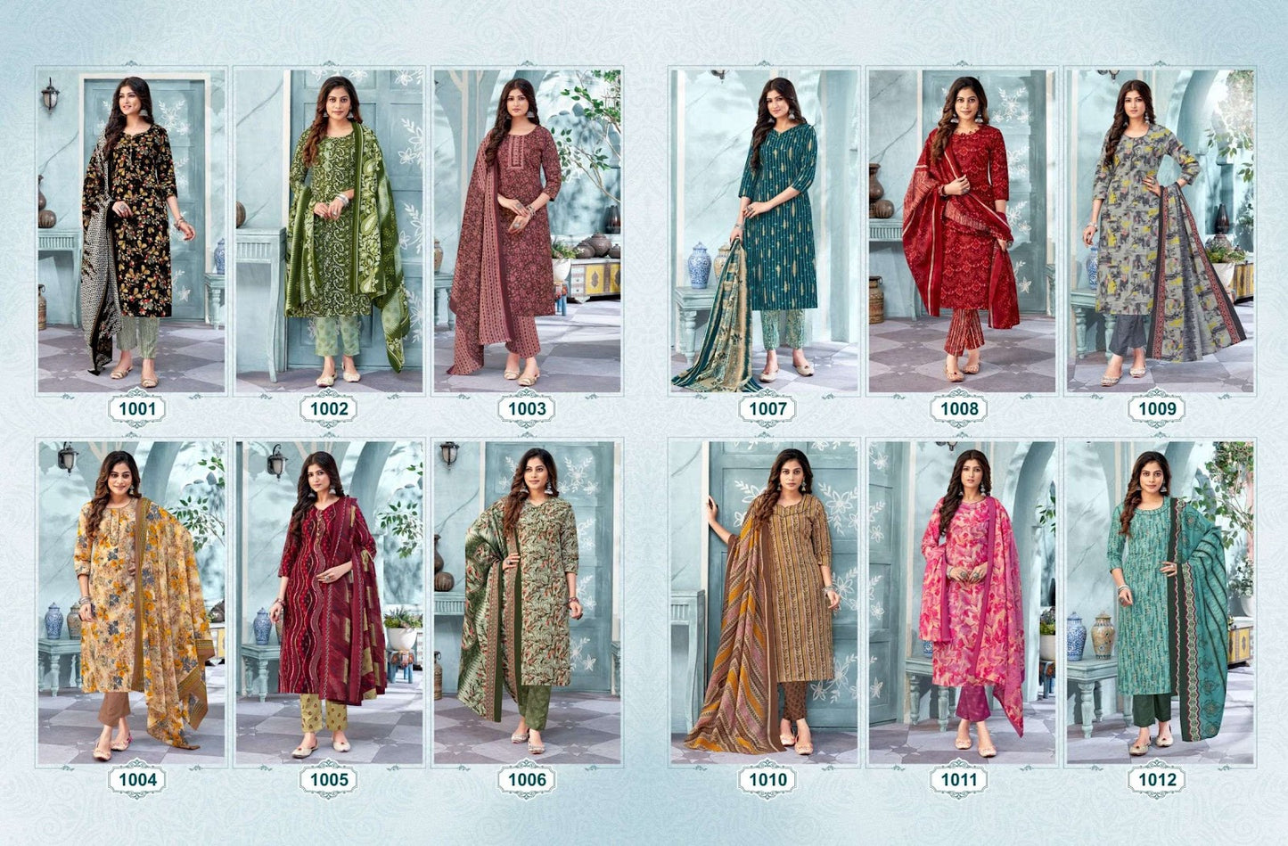 Keerthy Vol 1 With Inner Balaji Mix Cotton Readymade Pant Style Suits Supplier Gujarat