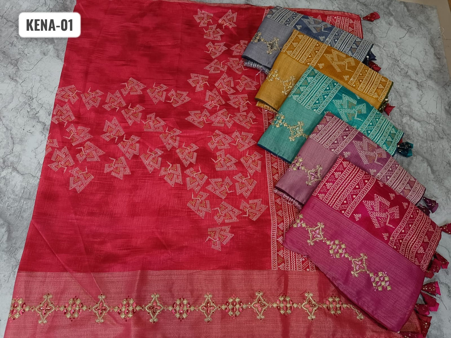 Kena 1 Kalpveli Dola Silk Sarees Wholesale