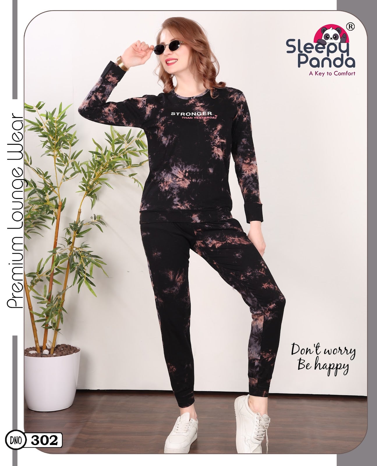 Keni 302 Sleepy Panda Hosiery Cotton Pyjama Night Suits Exporter
