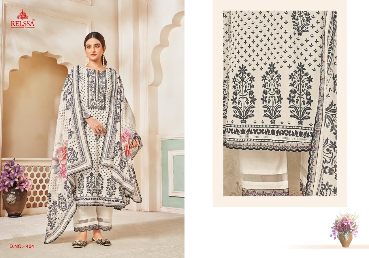 Kenny 4 Relssa Fabrics Cotton Pant Style Suits Wholesaler India