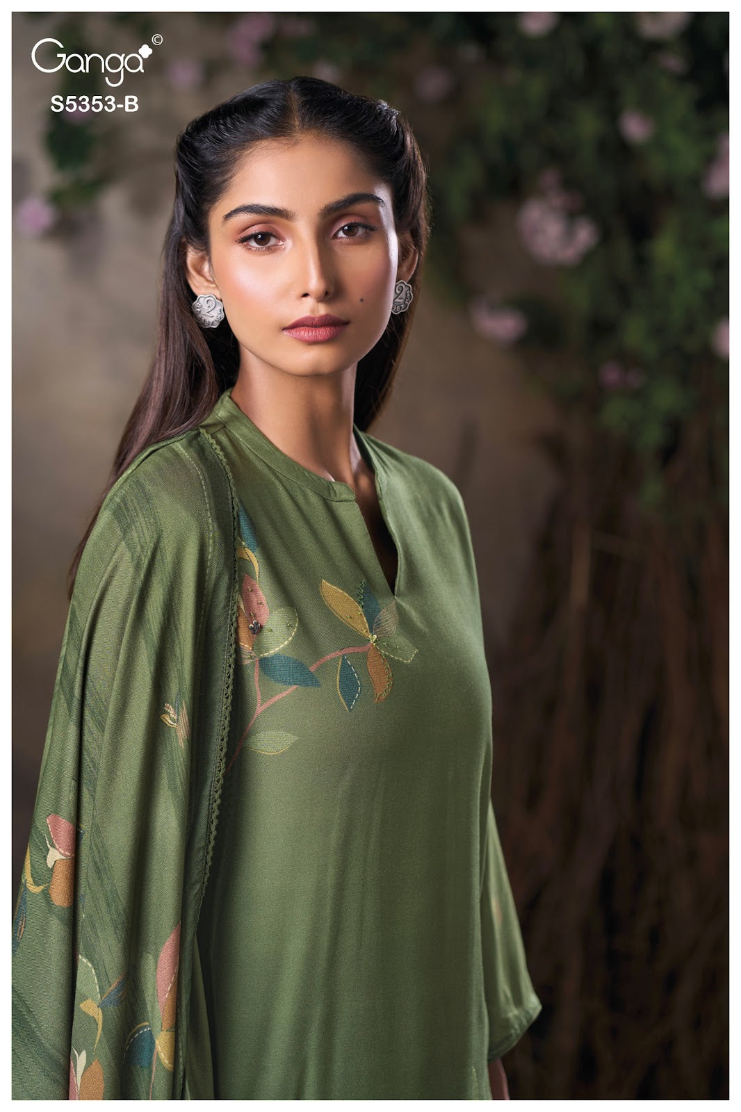 Kesah S5353 Ganga Wool Pashmina Suits Manufacturer Gujarat