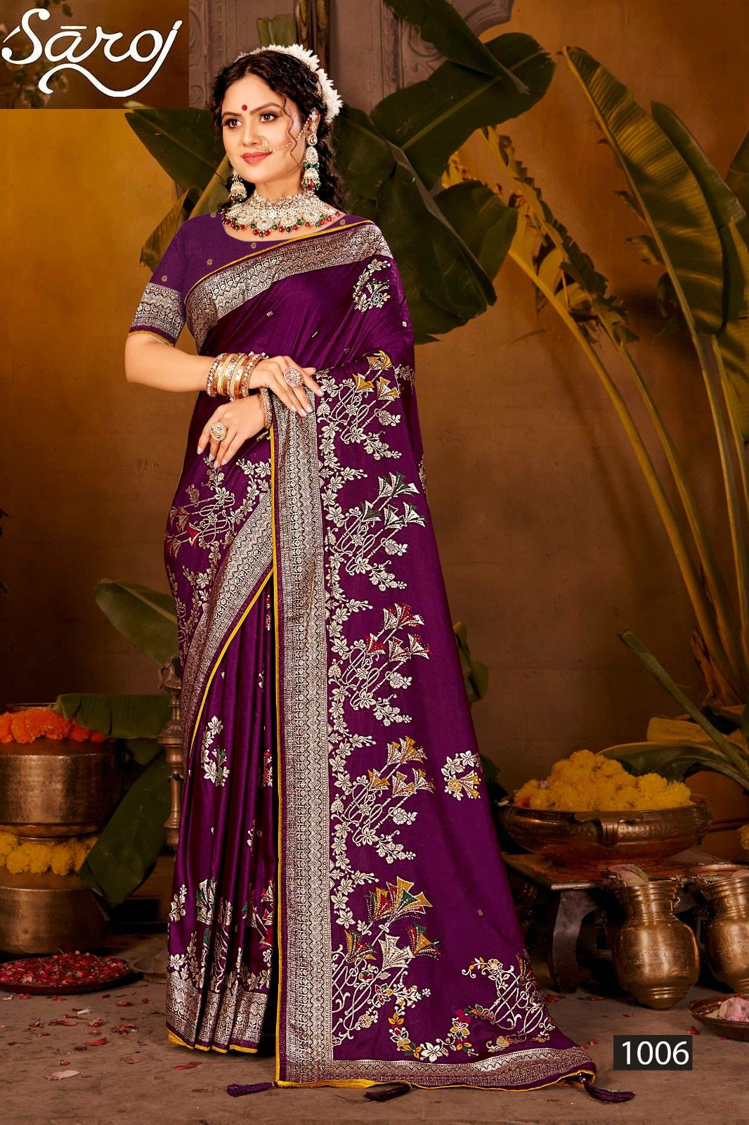 Kesar Dola Saroski Vol 1 Saroj Soft Sarees Supplier Gujarat