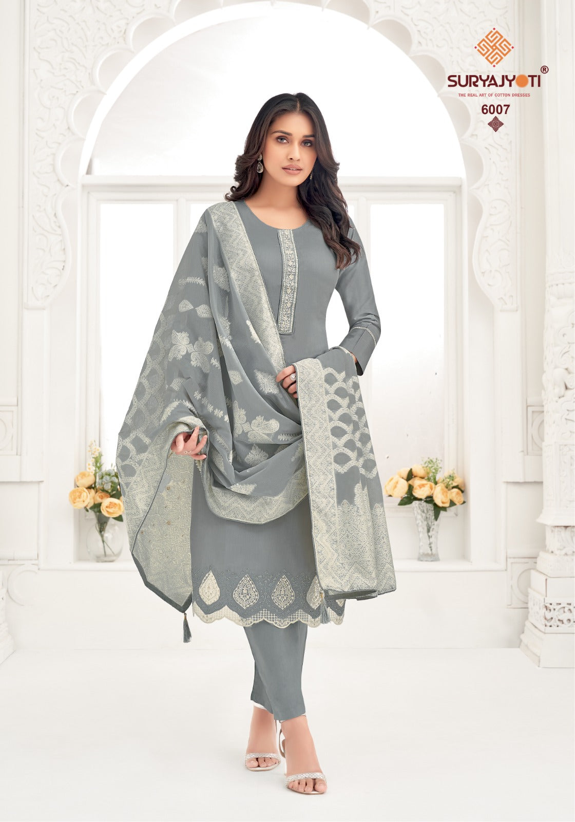 Khanak Vol 6 Suryajyoti Jaam Satin Readymade Pant Style Suits Wholesale Rate