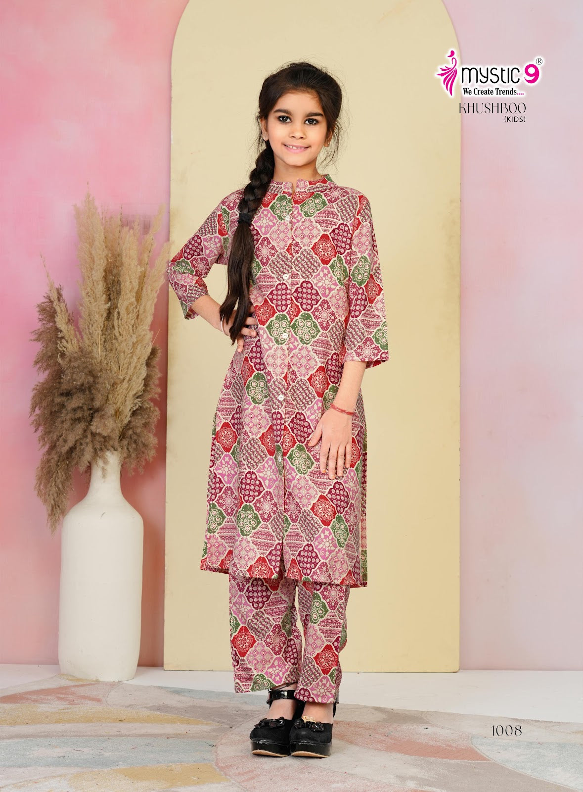 Khushboo Vol 1 Mystic 9 Viscose Girls Co Ord Set Manufacturer India