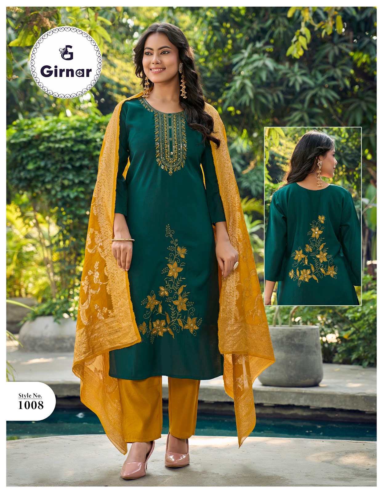 Khushi Vol 1 Girnar Roman Readymade Pant Style Suits Wholesaler Ahmedabad