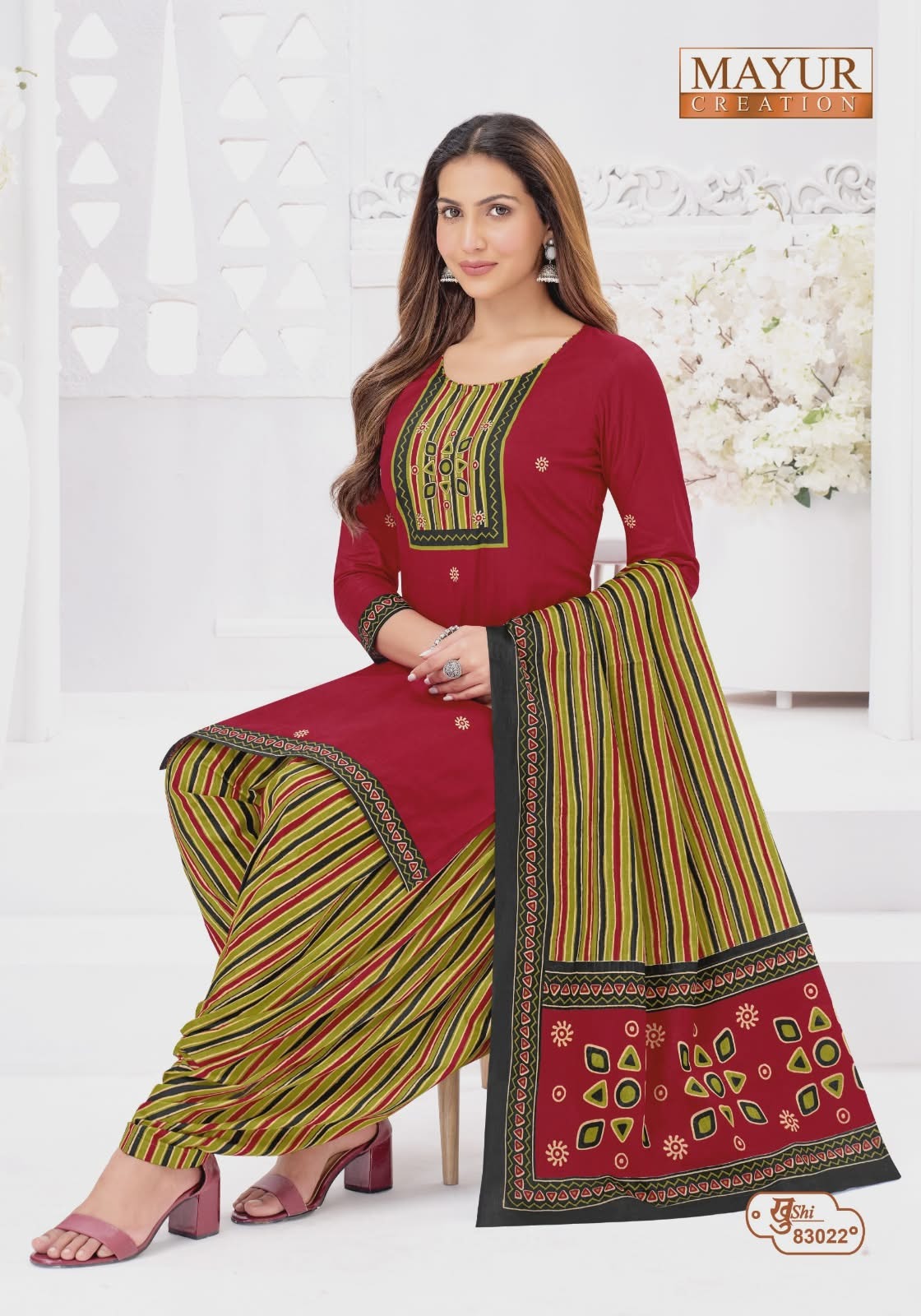 Khushi Vol 83 Mayur Creation Cotton Dress Material Wholesale Price