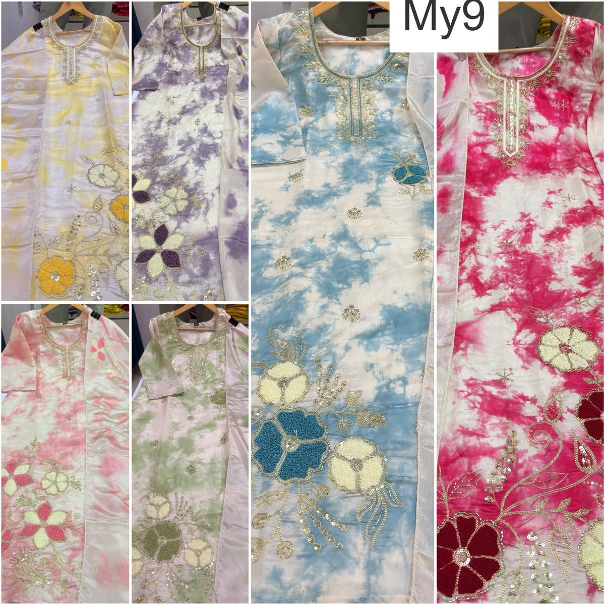 Khusi Vol 1 My9 Roman Readymade Pant Style Suits Wholesaler Ahmedabad