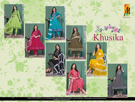 Khusika Master Rayon Readymade Anarkali Suits Wholesale Price