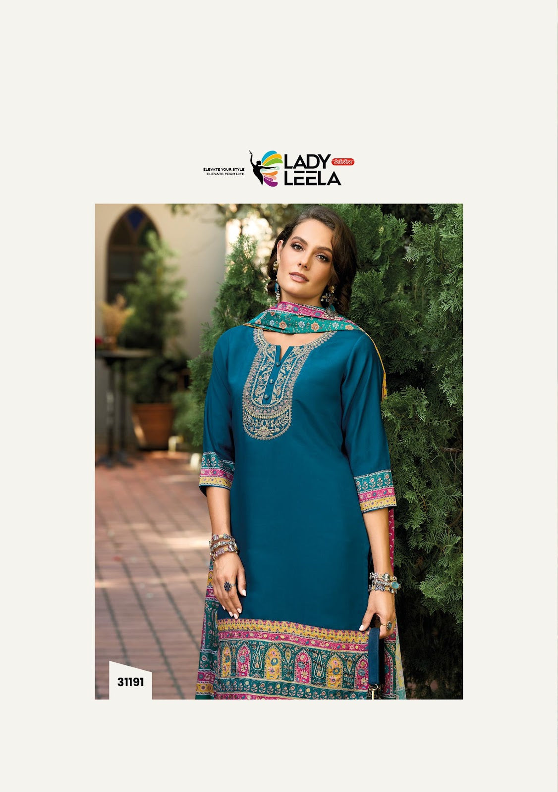 Khwab Ladyleela Viscose Silk Readymade Suits Manufacturer Gujarat