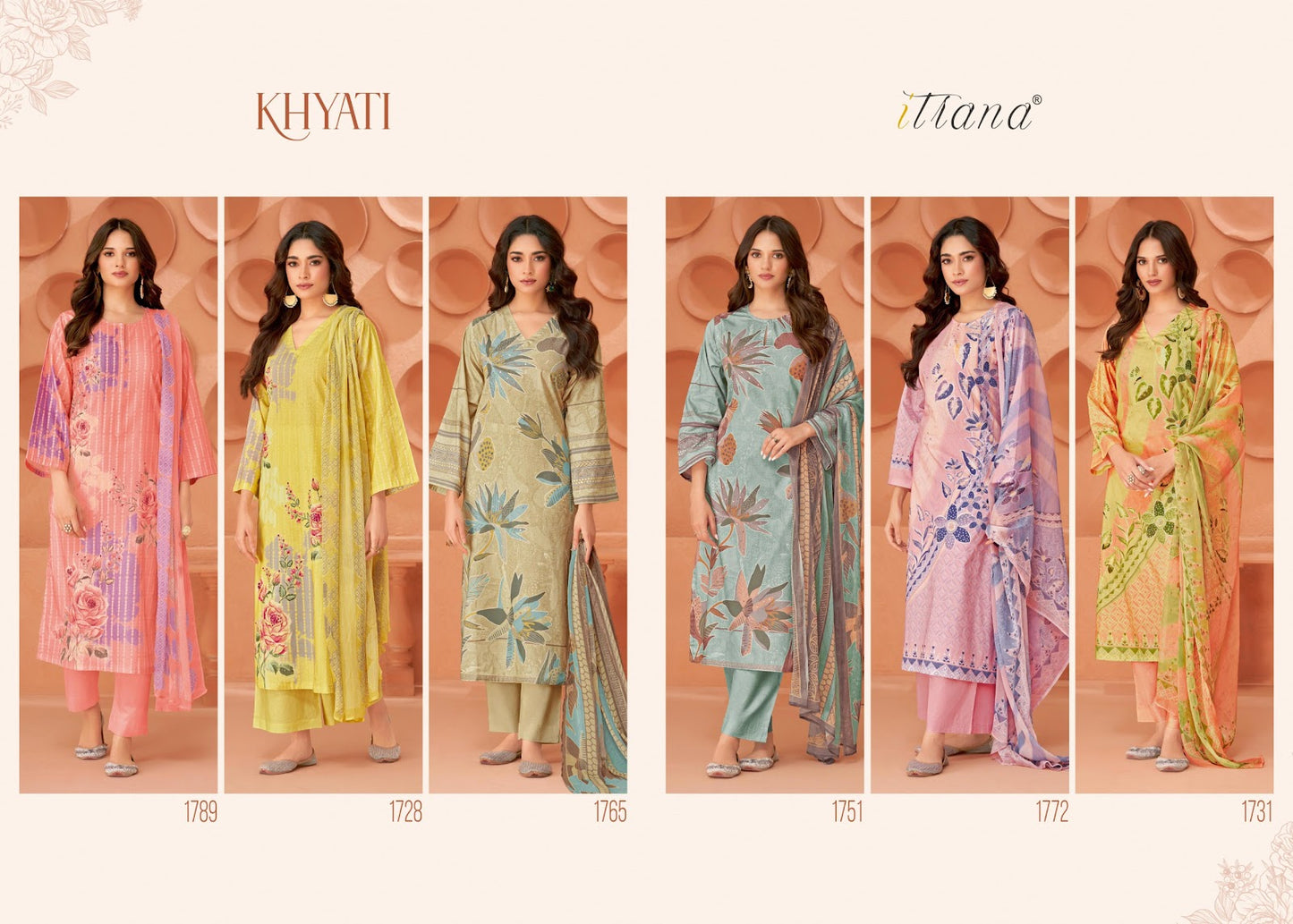 Khyati Itrana Cotton Lawn Pant Style Suits Wholesale Price