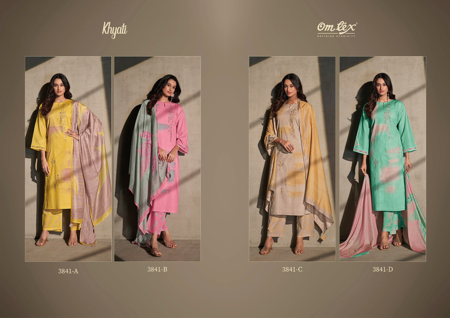 Khyati Omtex Lawn Cotton Plazzo Style Suits