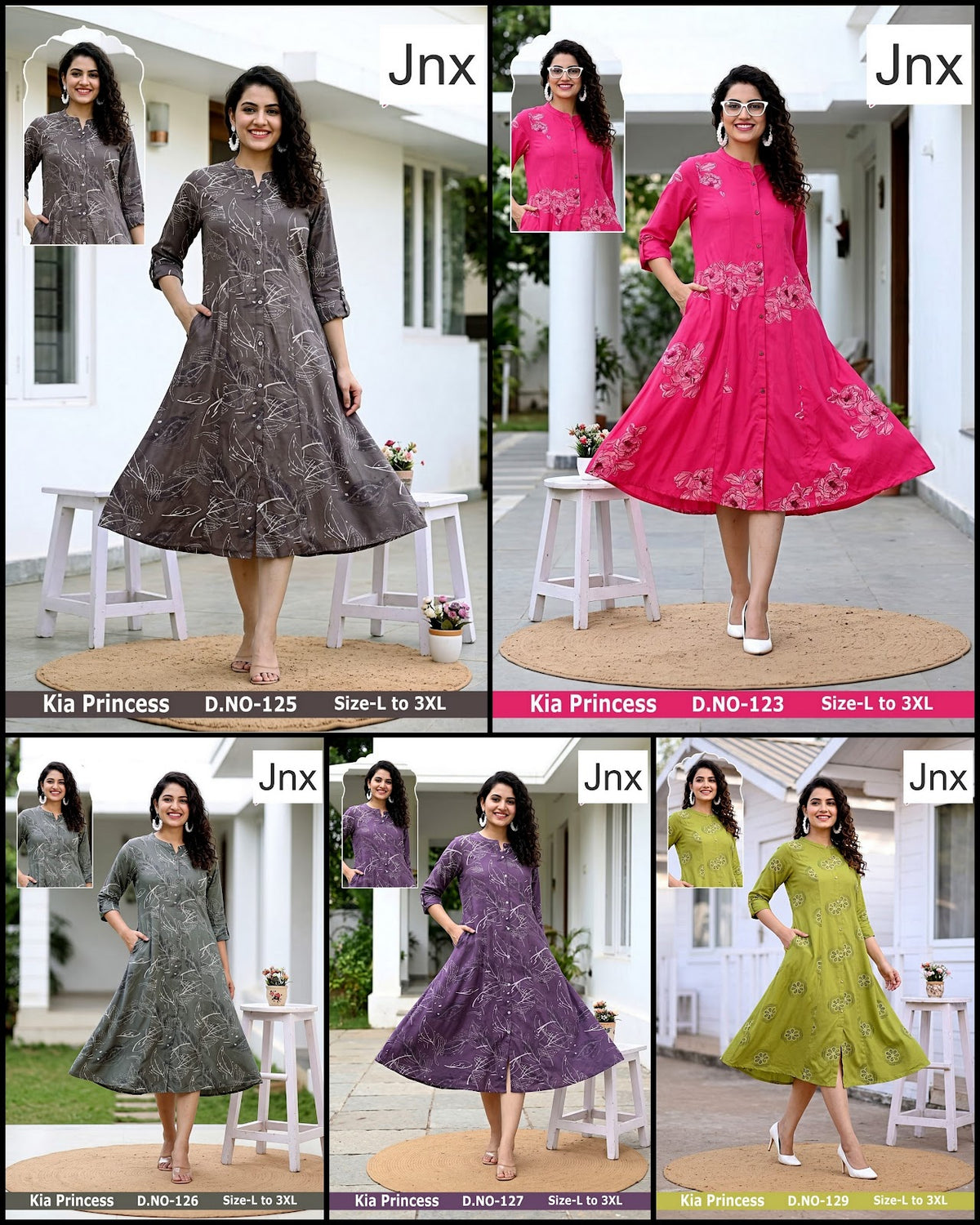 Kia Princess 0409 Jnx Rayon Kurti With Pocket Supplier Ahmedabad