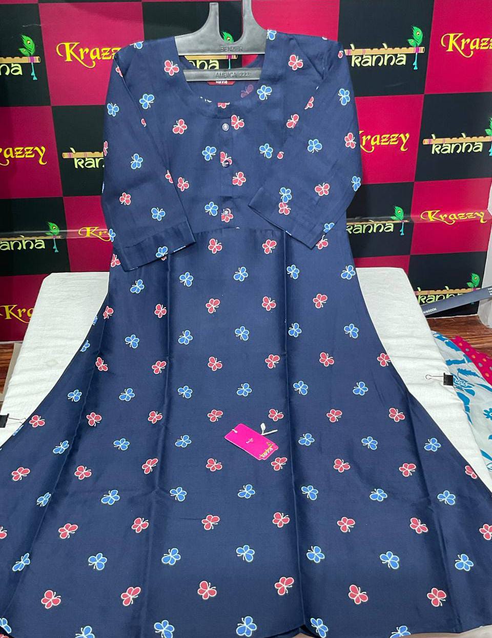 Kingfisher Kanha Slub Kurtis Wholesale Price