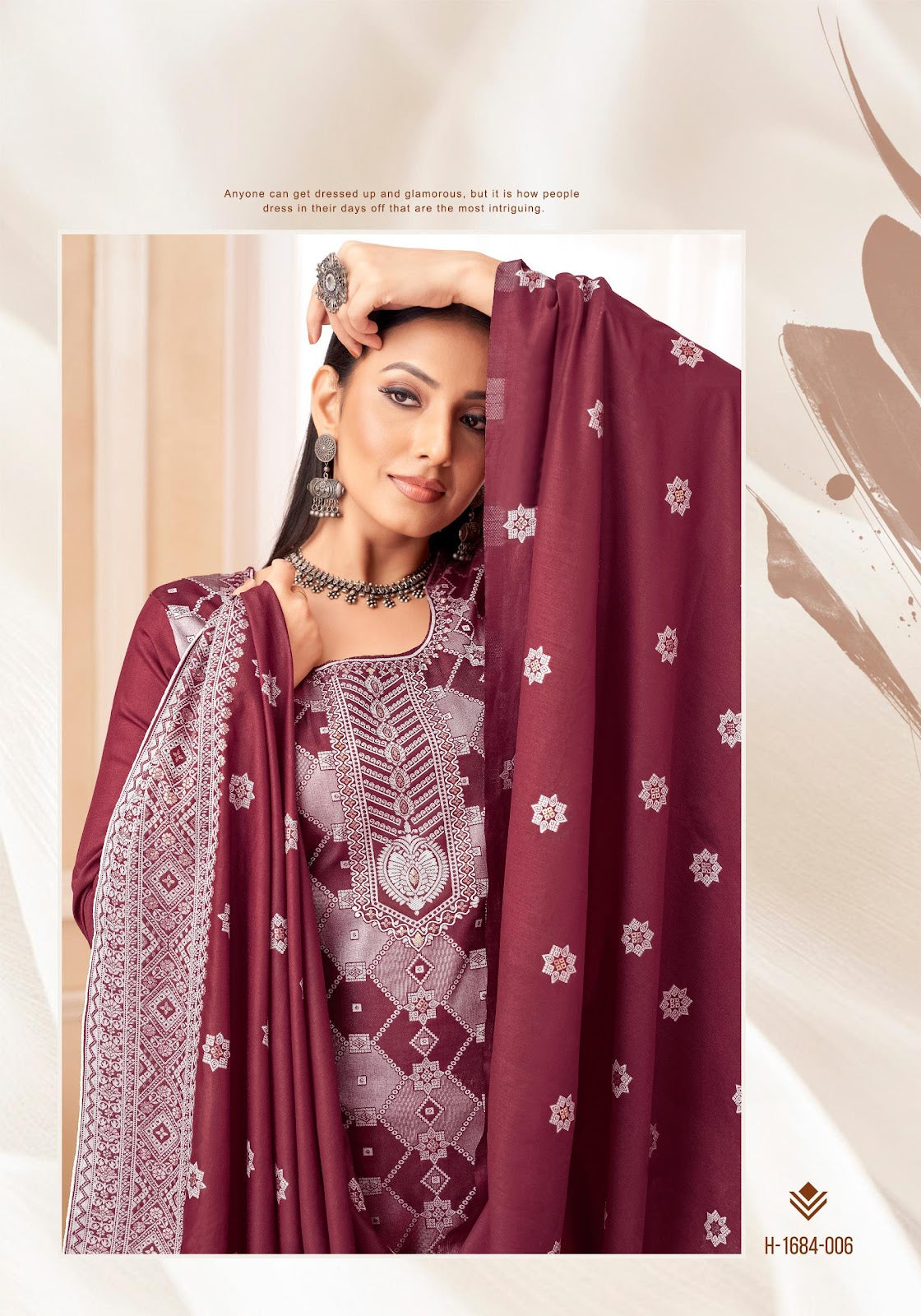Kinni Alok Muslin Jacquard Karachi Salwar Suits Supplier India