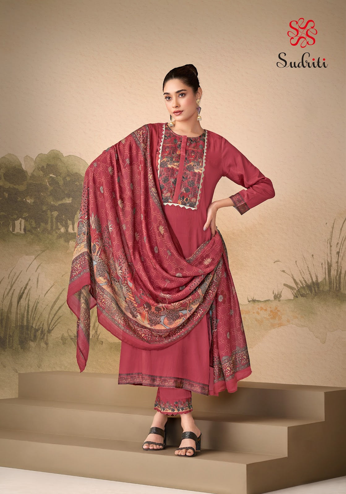 Kiyari Sudriti Sahiba Cosmos Pant Style Suits Wholesaler India