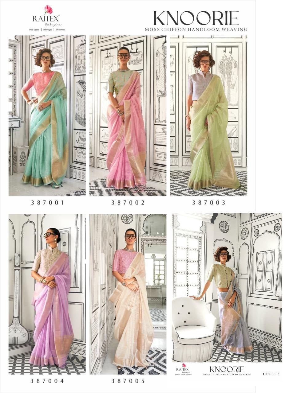 Knoorie Rajtex Handloom Weaving Sarees Supplier India