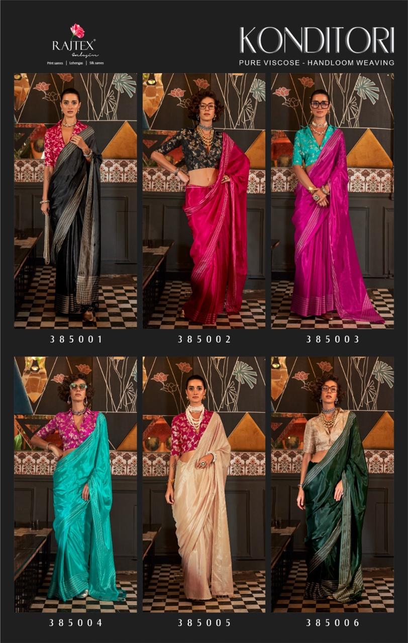 Konditori Rajtex Viscose Sarees Manufacturer India