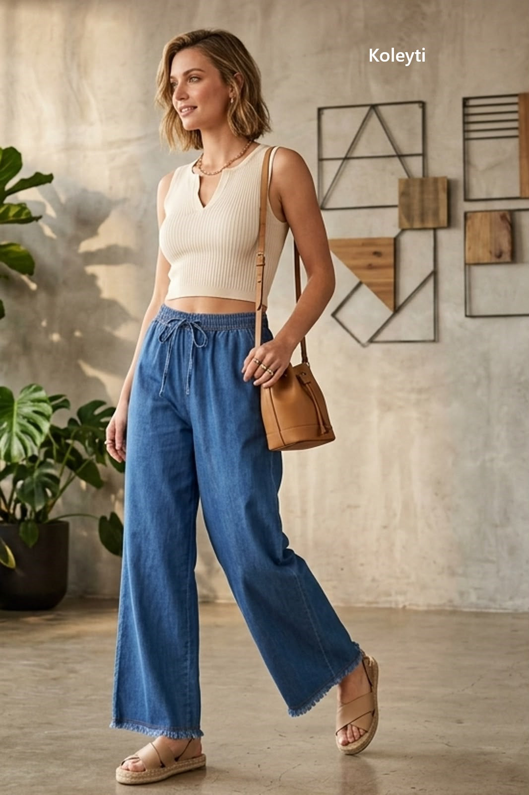 Korean Denim 1809 Koleyti China Women Pants Exporter