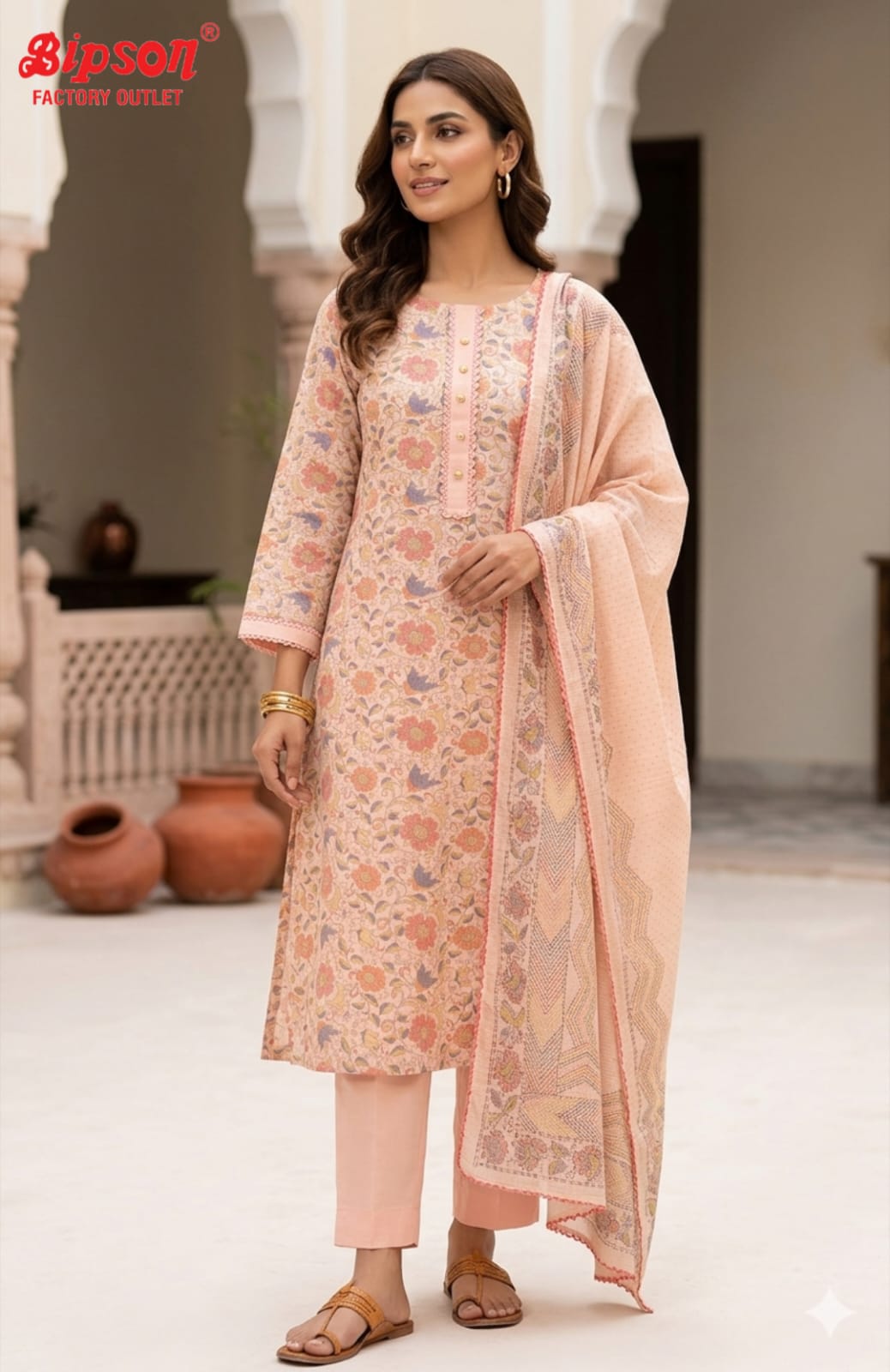 Kota Queen Bipson Prints Readymade Cotton Pant Suits Exporter Ahmedabad