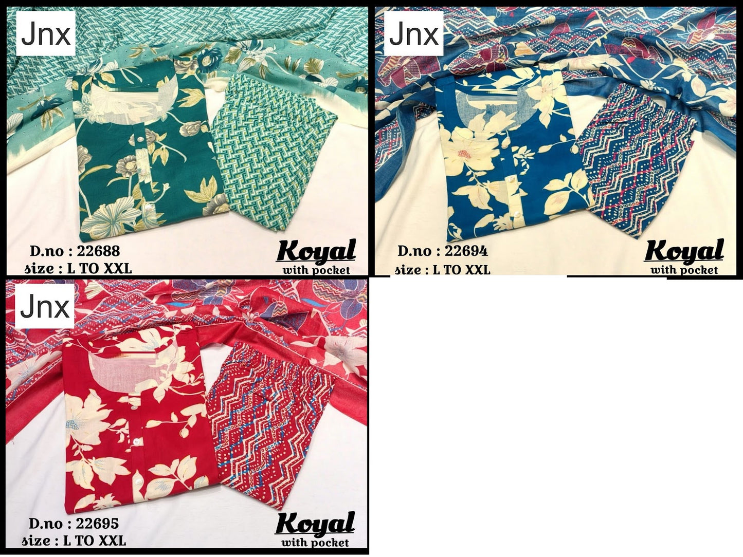Koyal Jnx Rayon Readymade Pant Style Suits Wholesale Price