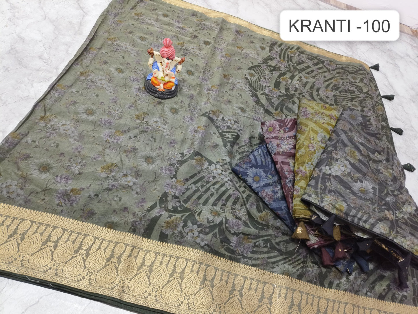 Kranti 100 Kalpveli Dola Silk Sarees