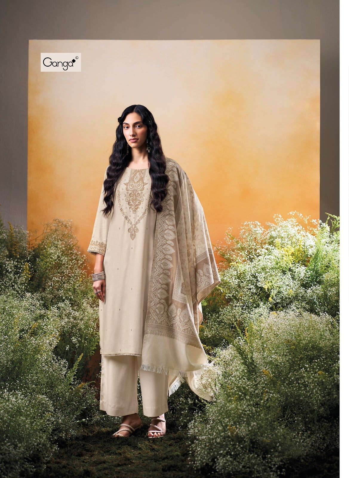 Kridha Ganga Pashmina Suits Wholesaler Ahmedabad