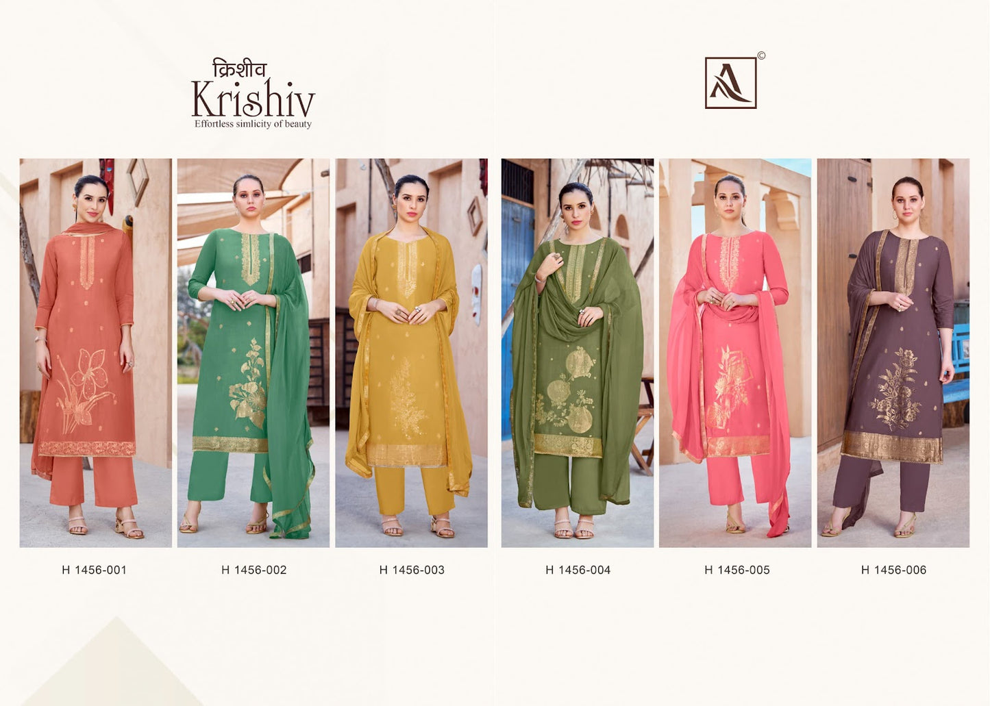 Krishiv Alok Viscose Muslin Plazzo Style Suits Wholesaler Gujarat