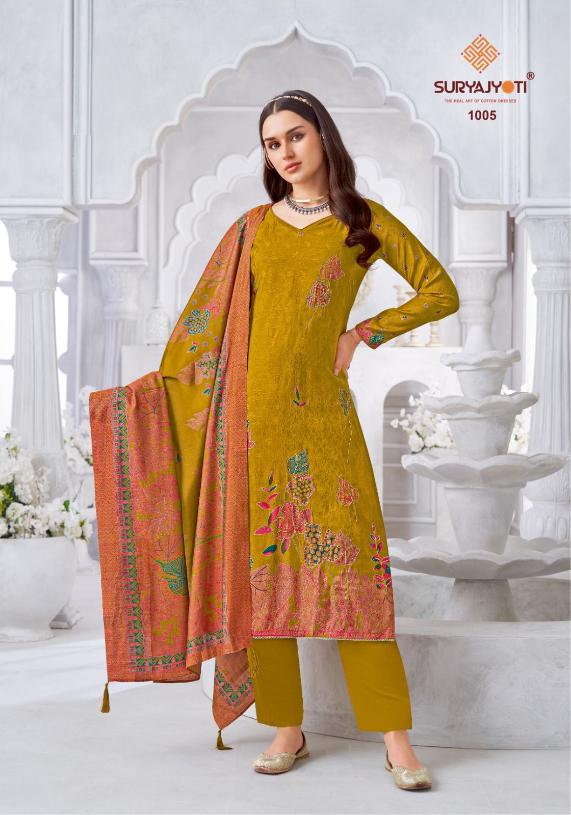 Krithi Vol 1 Suryajyoti Modal Pant Style Suits Wholesaler Gujarat