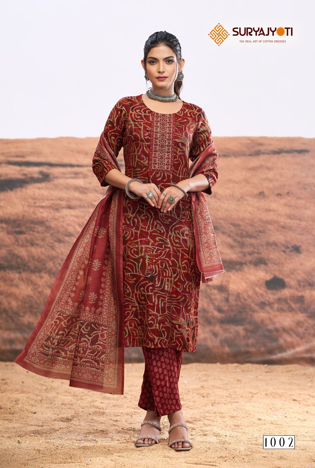 Kritika Advance Vol 1 Suryajyoti Heavy Rayon Readymade Pant Style Suits Wholesaler India