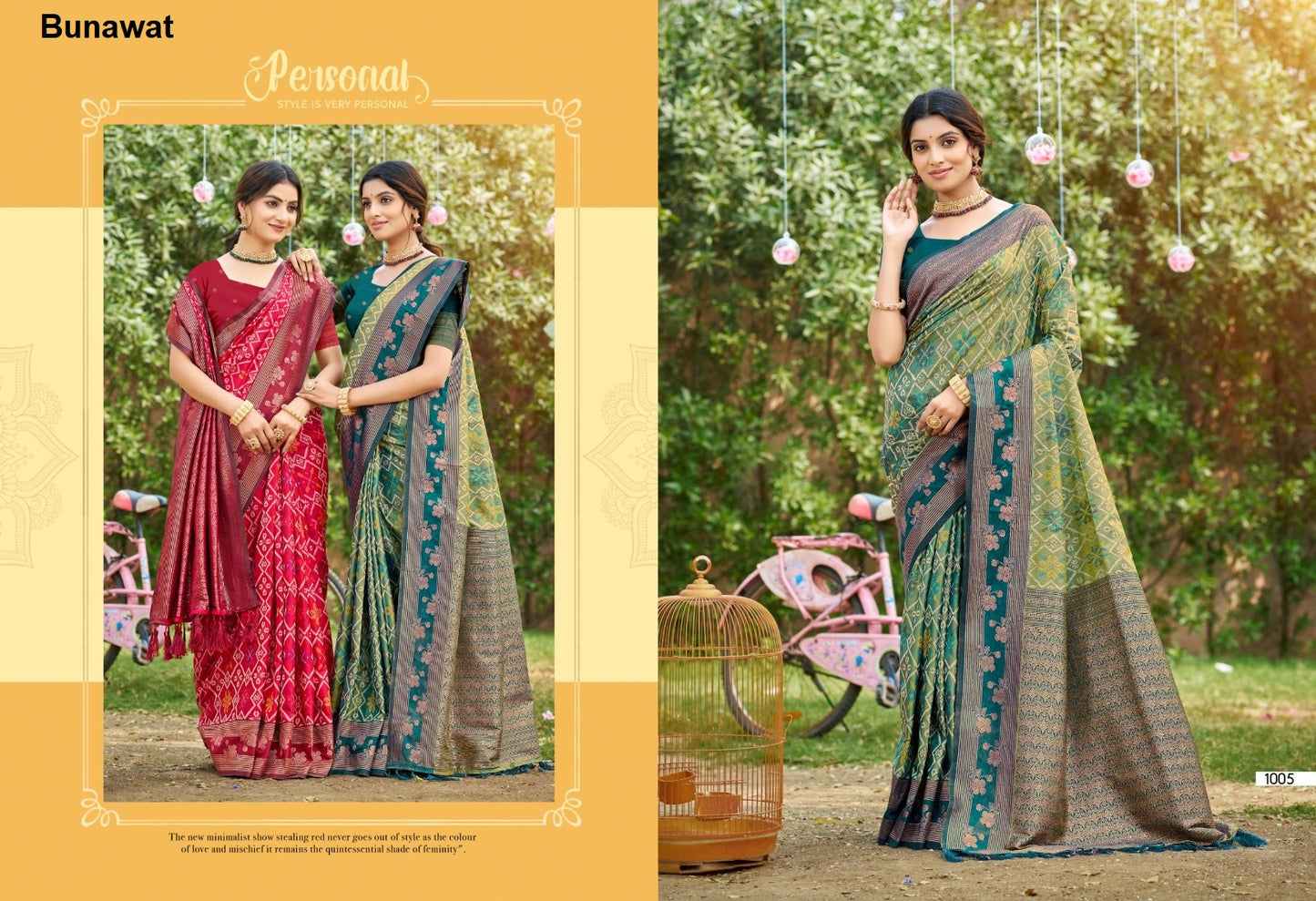 Kritika Silk Bunawat Sarees Supplier Ahmedabad