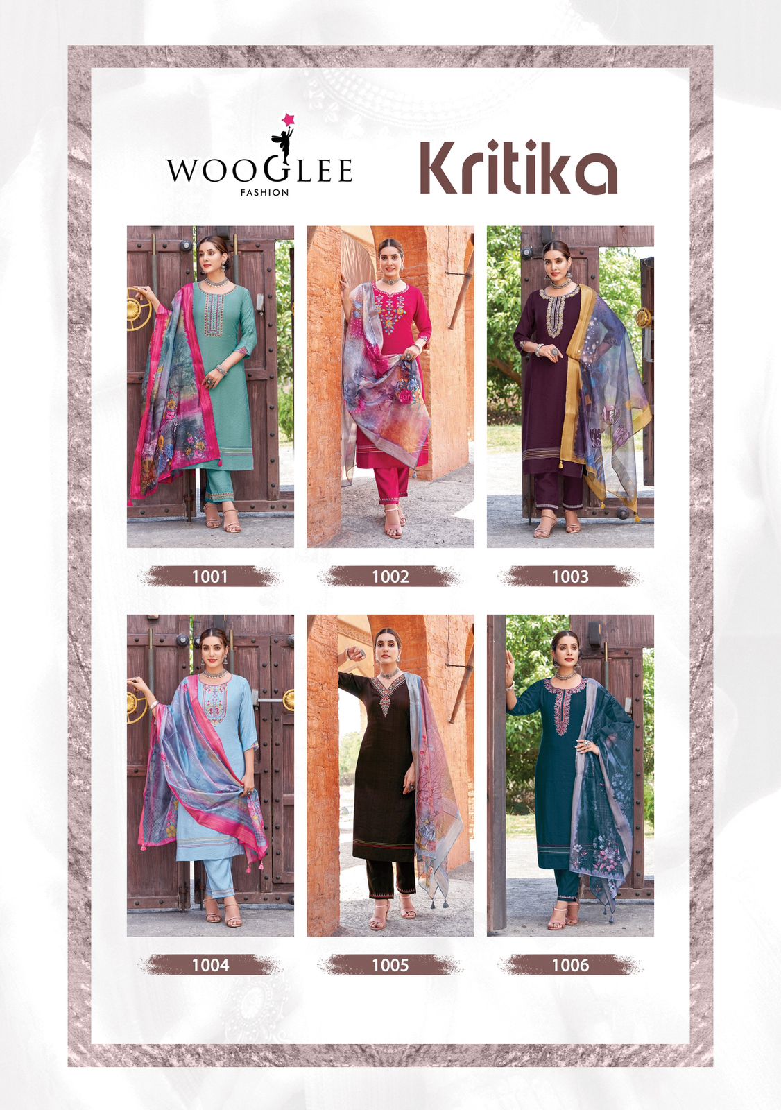 Kritika Wooglee Viscose Weaving Readymade Pant Style Suits Manufacturer