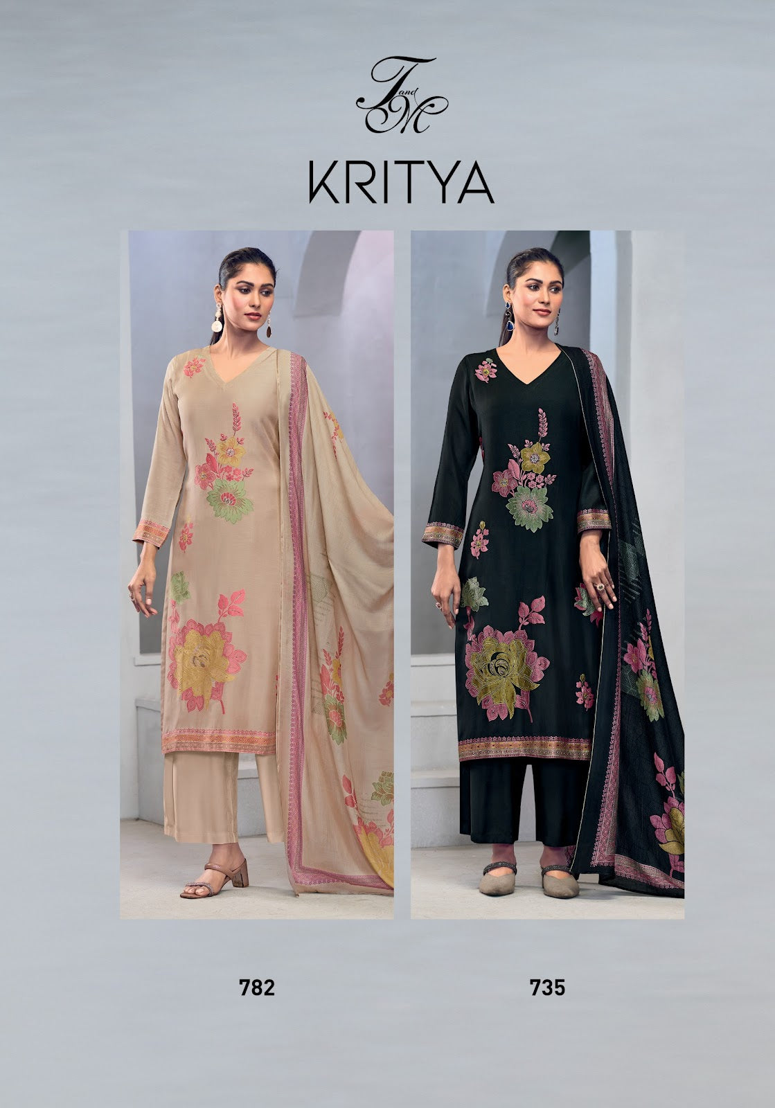 Kritya Tm Muslin Silk Pant Style Suits Exporter Ahmedabad