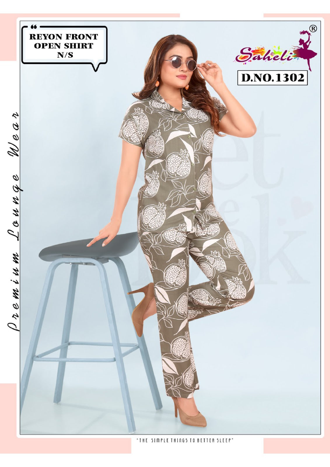 Kriva 1302 Saheli Reyon Co Ord Set Wholesaler Gujarat