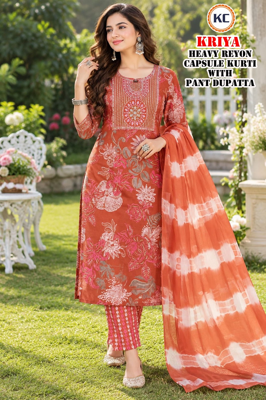 Kriya Vol 28 Kc Capsule Readymade Pant Style Suits Manufacturer India