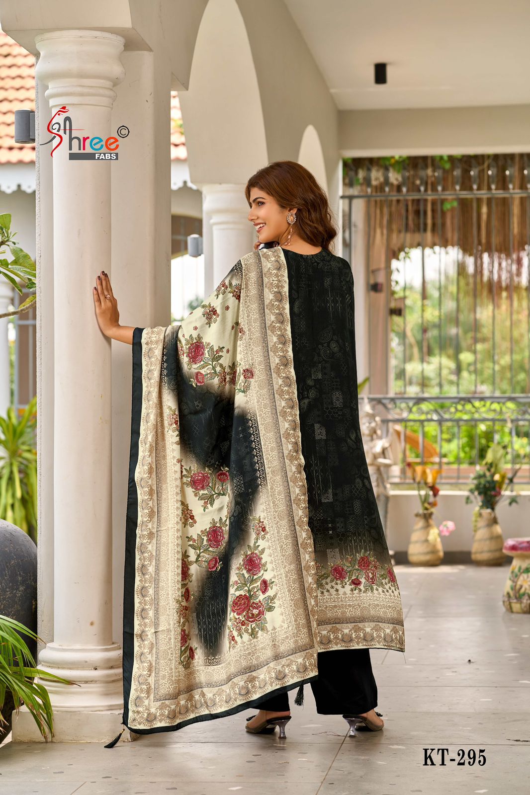 Kt 295 Shree Fabs Viscose Muslin Karachi Salwar Suits Wholesaler
