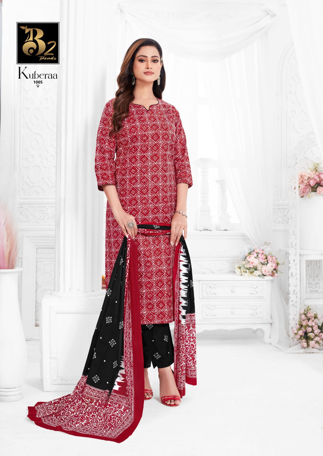 Kuberaa Vol 1 B2 Trends Readymade Cotton Pant Suits Supplier Gujarat
