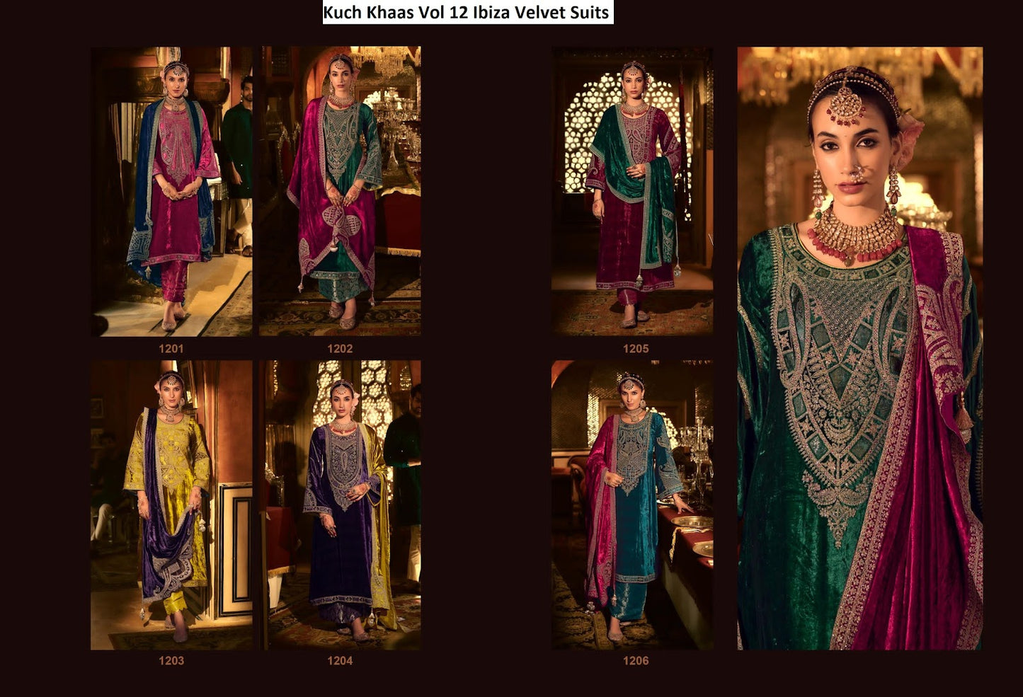 Kuch Khaas Vol 12 Ibiza Viscose Velvet Suits Wholesaler